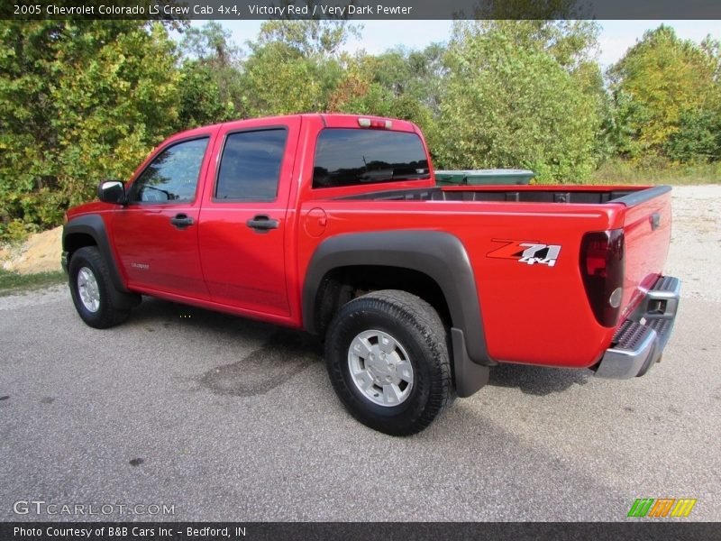 Victory Red / Very Dark Pewter 2005 Chevrolet Colorado LS Crew Cab 4x4
