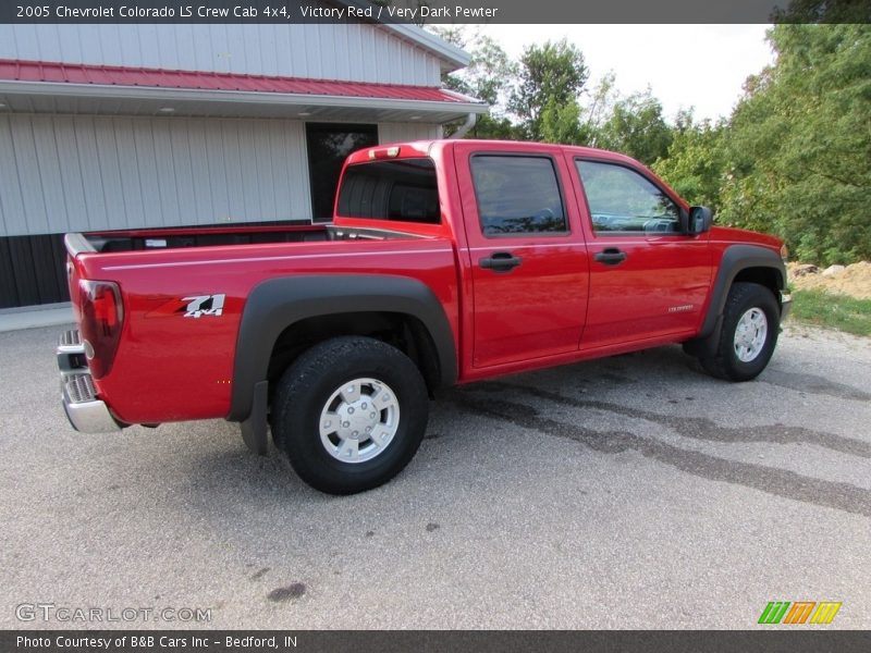 Victory Red / Very Dark Pewter 2005 Chevrolet Colorado LS Crew Cab 4x4