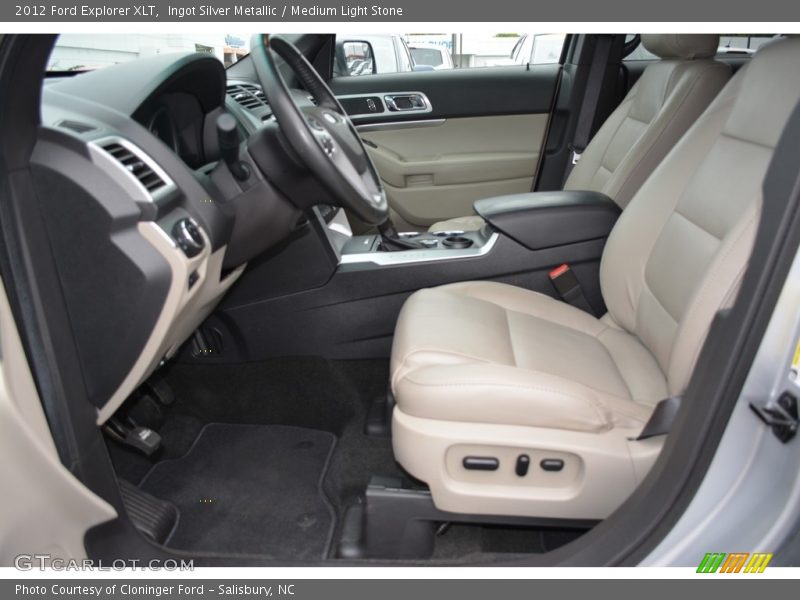 Ingot Silver Metallic / Medium Light Stone 2012 Ford Explorer XLT