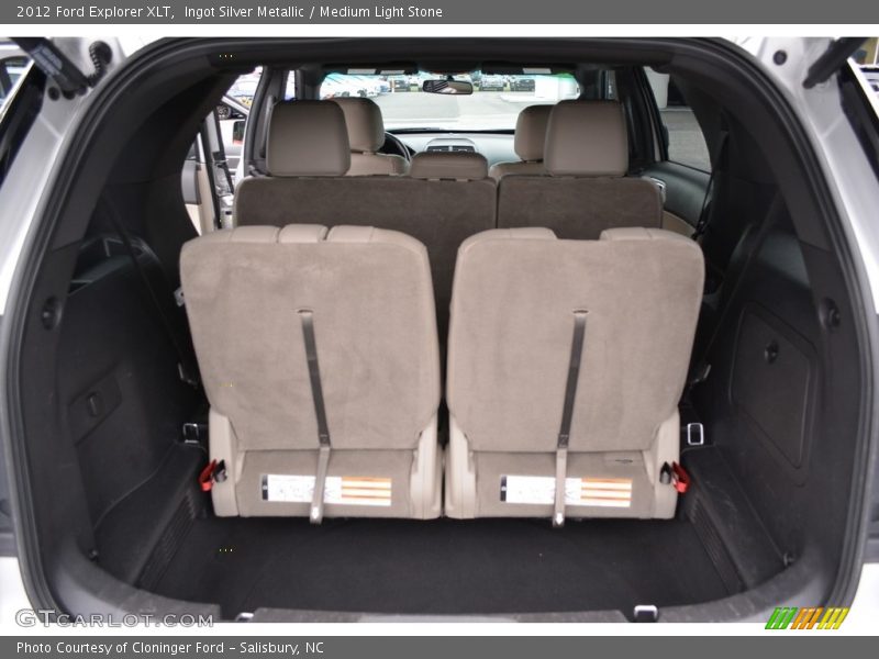 Ingot Silver Metallic / Medium Light Stone 2012 Ford Explorer XLT