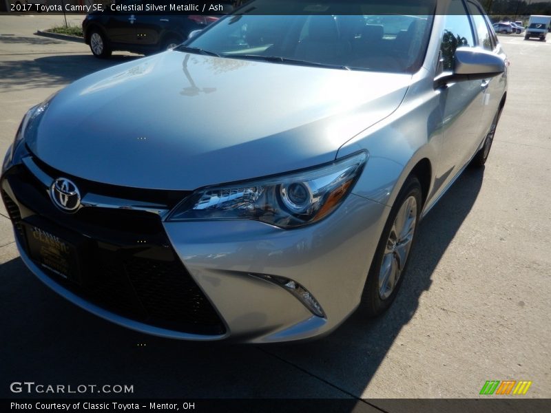 Celestial Silver Metallic / Ash 2017 Toyota Camry SE