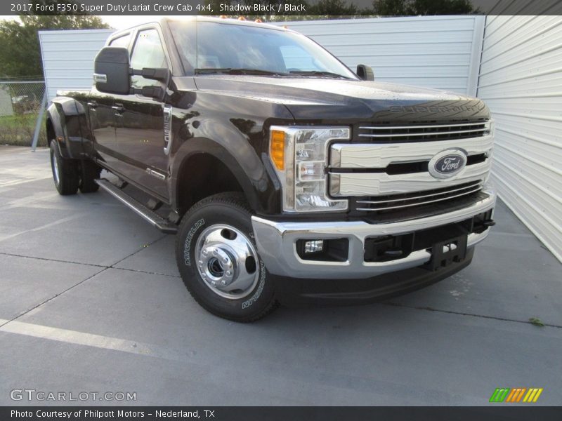 Shadow Black / Black 2017 Ford F350 Super Duty Lariat Crew Cab 4x4
