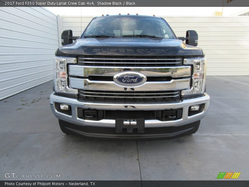 Shadow Black / Black 2017 Ford F350 Super Duty Lariat Crew Cab 4x4