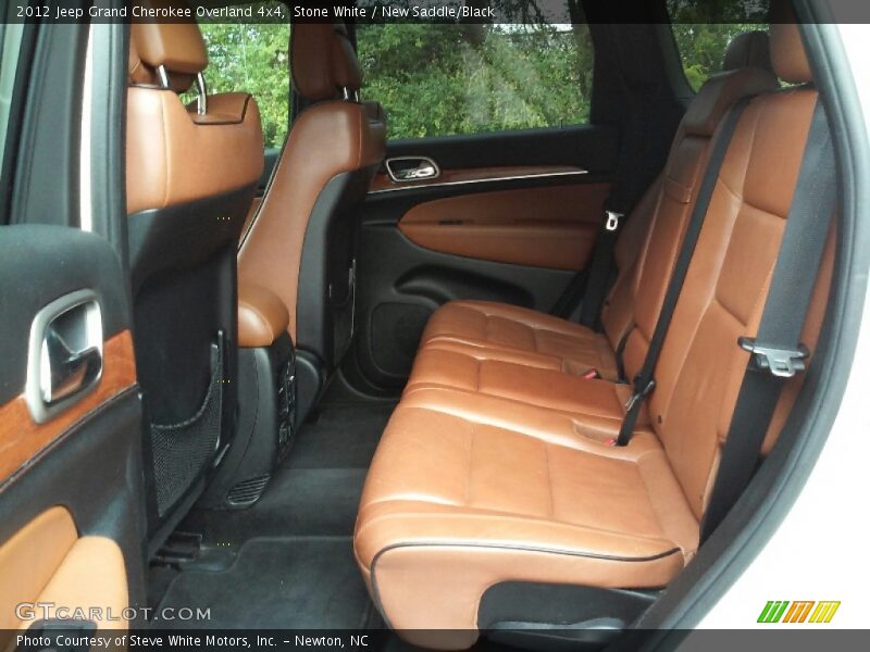Stone White / New Saddle/Black 2012 Jeep Grand Cherokee Overland 4x4