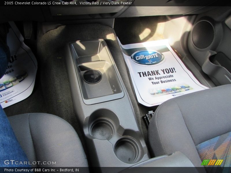 Victory Red / Very Dark Pewter 2005 Chevrolet Colorado LS Crew Cab 4x4
