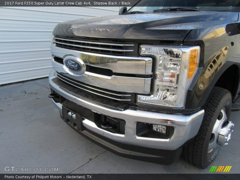 Shadow Black / Black 2017 Ford F350 Super Duty Lariat Crew Cab 4x4