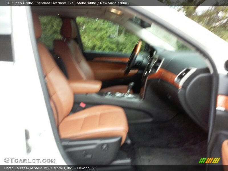 Stone White / New Saddle/Black 2012 Jeep Grand Cherokee Overland 4x4