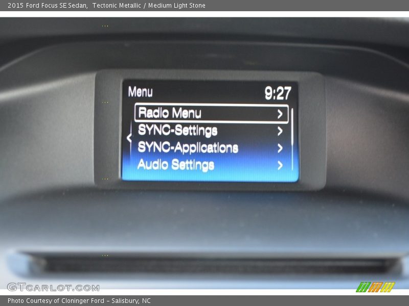 Tectonic Metallic / Medium Light Stone 2015 Ford Focus SE Sedan