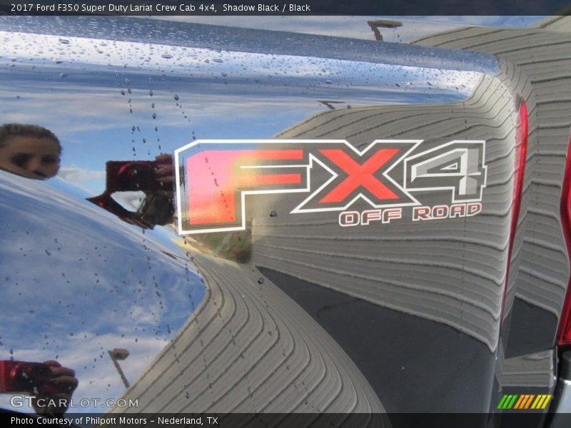 Shadow Black / Black 2017 Ford F350 Super Duty Lariat Crew Cab 4x4