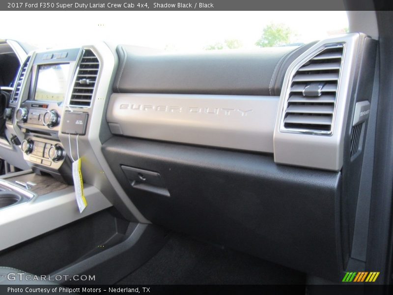 Shadow Black / Black 2017 Ford F350 Super Duty Lariat Crew Cab 4x4