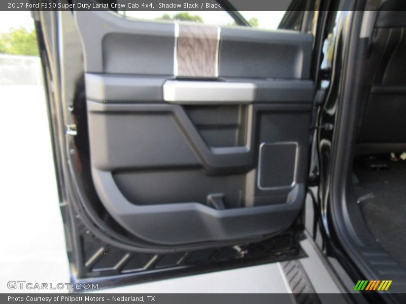 Shadow Black / Black 2017 Ford F350 Super Duty Lariat Crew Cab 4x4