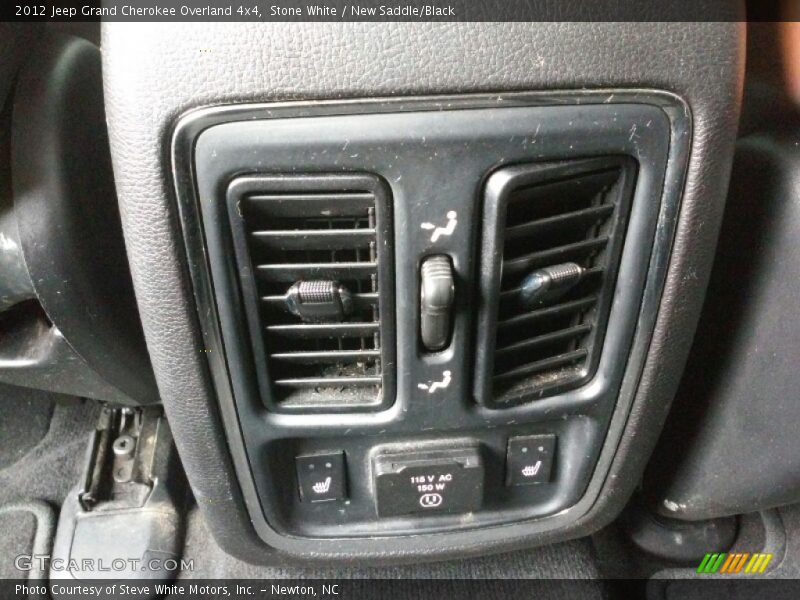 Stone White / New Saddle/Black 2012 Jeep Grand Cherokee Overland 4x4