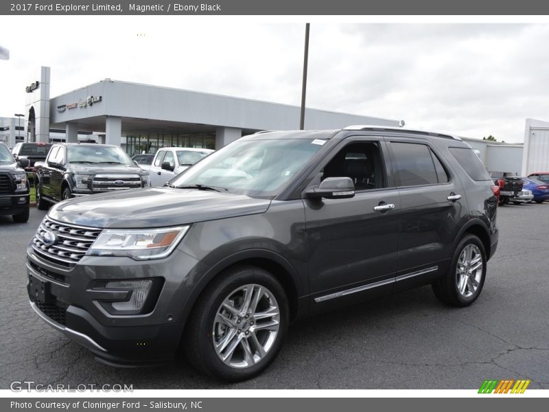 Magnetic / Ebony Black 2017 Ford Explorer Limited