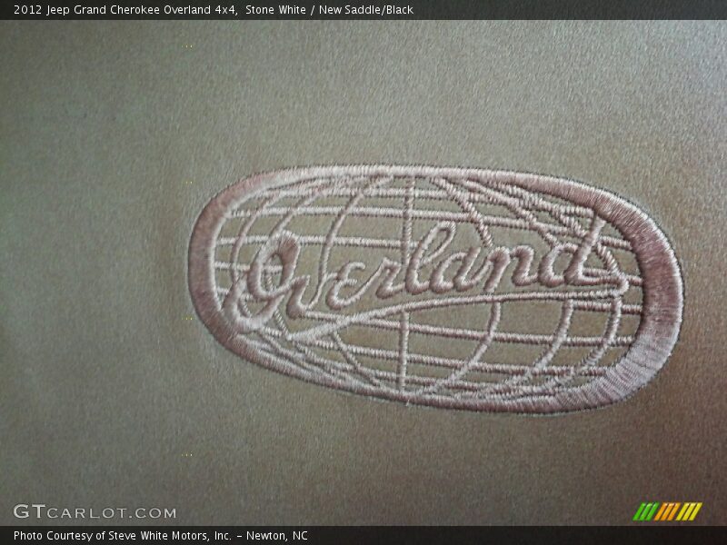 Stone White / New Saddle/Black 2012 Jeep Grand Cherokee Overland 4x4