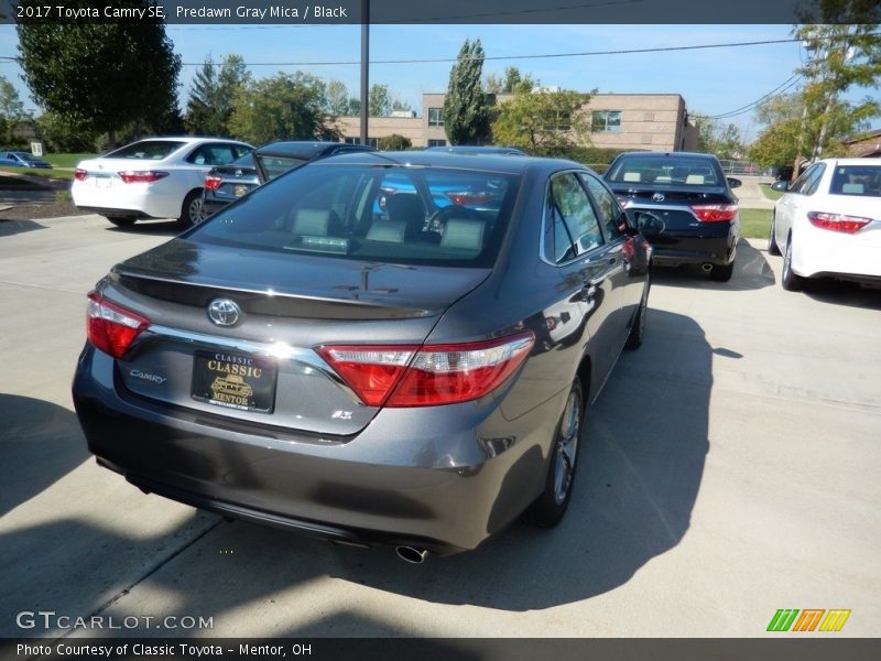 Predawn Gray Mica / Black 2017 Toyota Camry SE