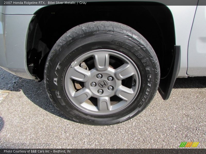 Billet Silver Metallic / Gray 2007 Honda Ridgeline RTX