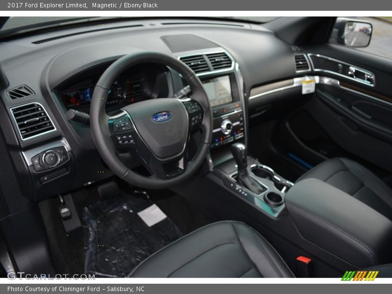 Magnetic / Ebony Black 2017 Ford Explorer Limited