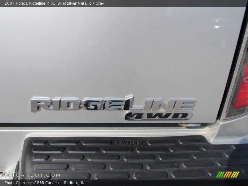 Billet Silver Metallic / Gray 2007 Honda Ridgeline RTX