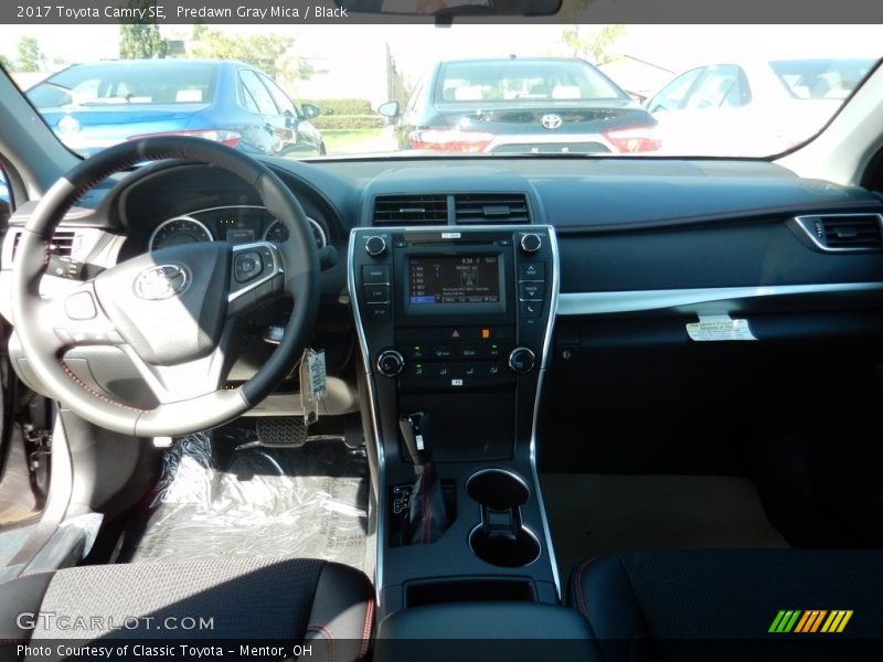Predawn Gray Mica / Black 2017 Toyota Camry SE