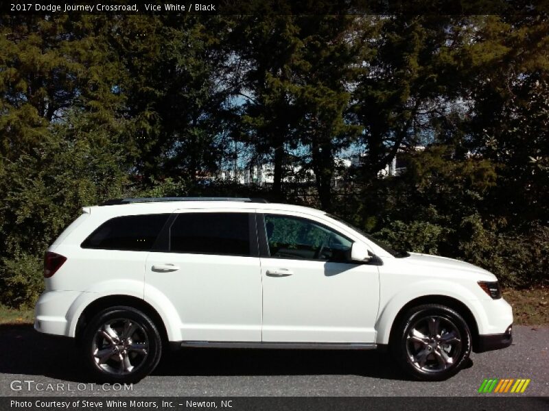 Vice White / Black 2017 Dodge Journey Crossroad