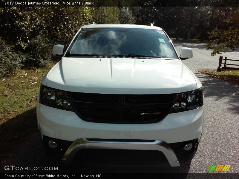 Vice White / Black 2017 Dodge Journey Crossroad