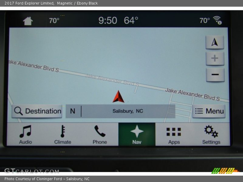 Magnetic / Ebony Black 2017 Ford Explorer Limited