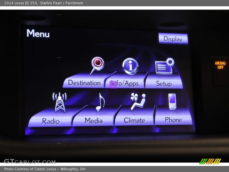 Starfire Pearl / Parchment 2014 Lexus ES 350