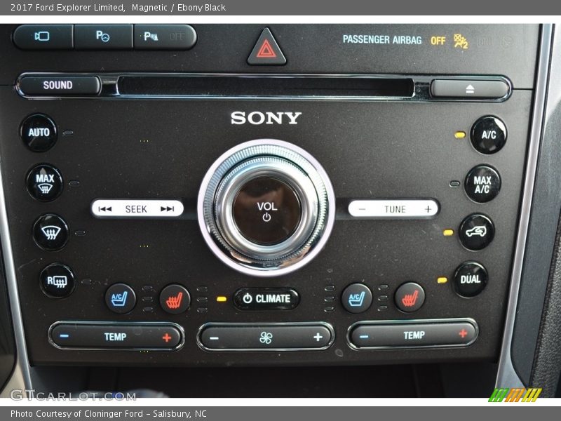 Magnetic / Ebony Black 2017 Ford Explorer Limited