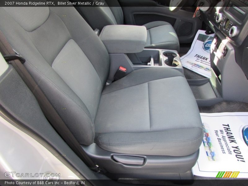 Billet Silver Metallic / Gray 2007 Honda Ridgeline RTX