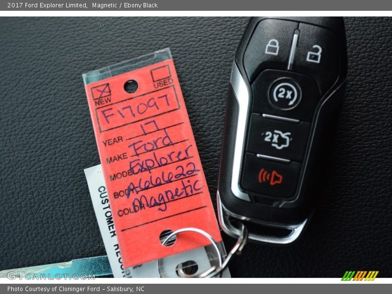 Magnetic / Ebony Black 2017 Ford Explorer Limited