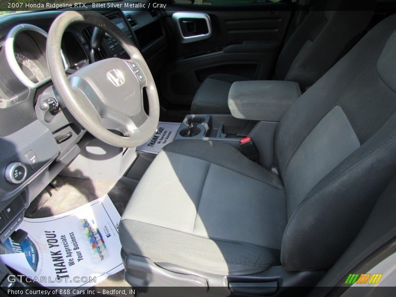 Billet Silver Metallic / Gray 2007 Honda Ridgeline RTX