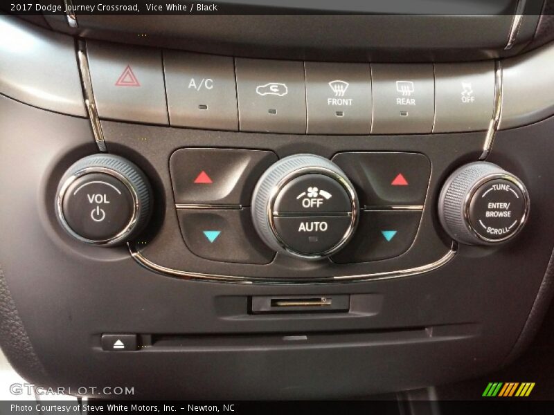Vice White / Black 2017 Dodge Journey Crossroad