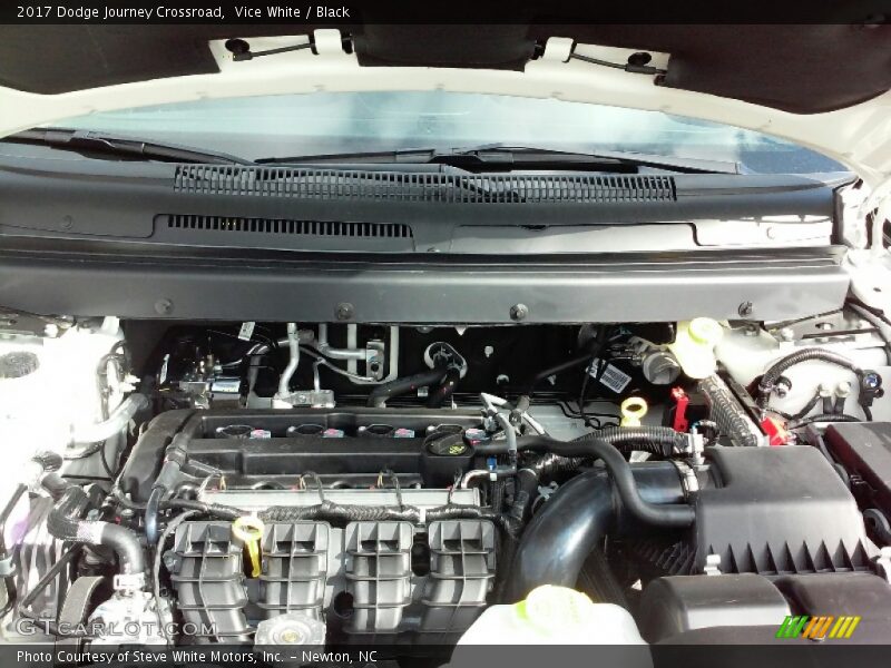 Vice White / Black 2017 Dodge Journey Crossroad