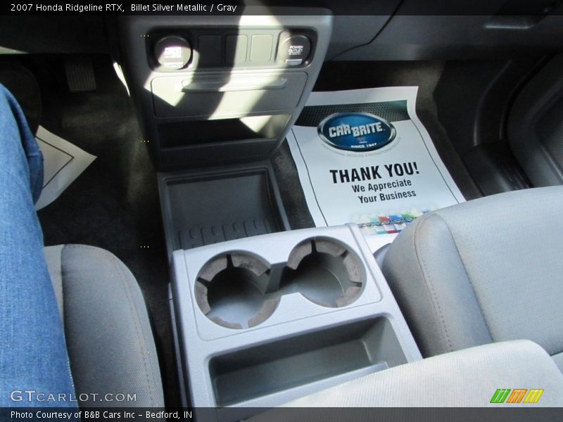 Billet Silver Metallic / Gray 2007 Honda Ridgeline RTX