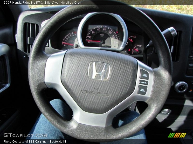 Billet Silver Metallic / Gray 2007 Honda Ridgeline RTX