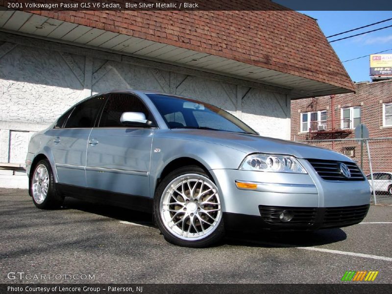 Blue Silver Metallic / Black 2001 Volkswagen Passat GLS V6 Sedan