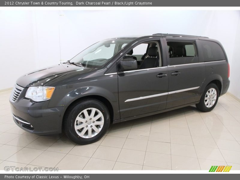 Dark Charcoal Pearl / Black/Light Graystone 2012 Chrysler Town & Country Touring