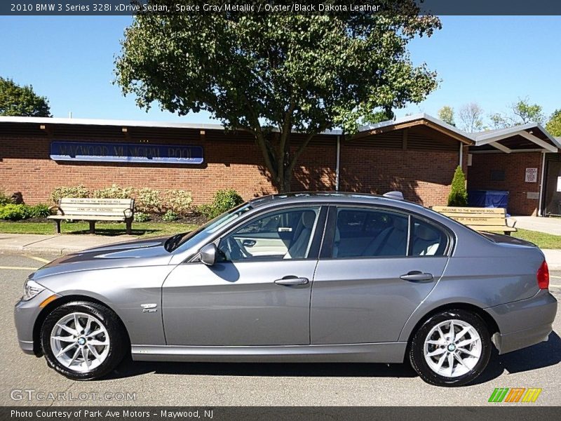 Space Gray Metallic / Oyster/Black Dakota Leather 2010 BMW 3 Series 328i xDrive Sedan