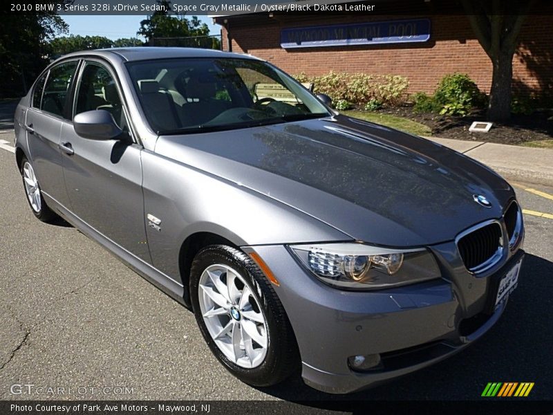 Space Gray Metallic / Oyster/Black Dakota Leather 2010 BMW 3 Series 328i xDrive Sedan