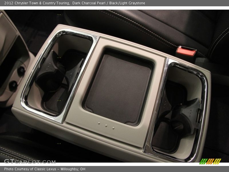 Dark Charcoal Pearl / Black/Light Graystone 2012 Chrysler Town & Country Touring