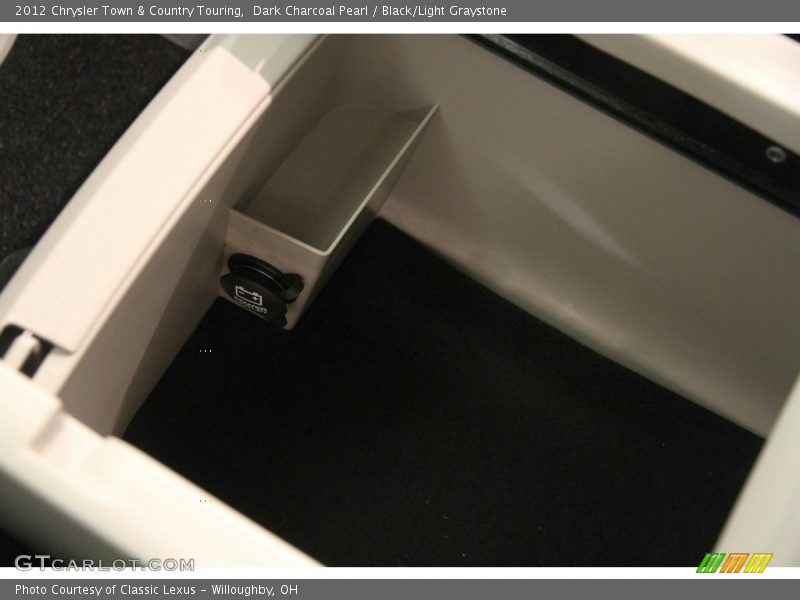 Dark Charcoal Pearl / Black/Light Graystone 2012 Chrysler Town & Country Touring