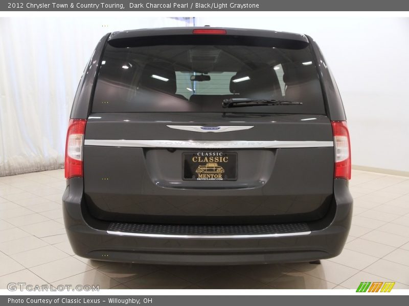 Dark Charcoal Pearl / Black/Light Graystone 2012 Chrysler Town & Country Touring