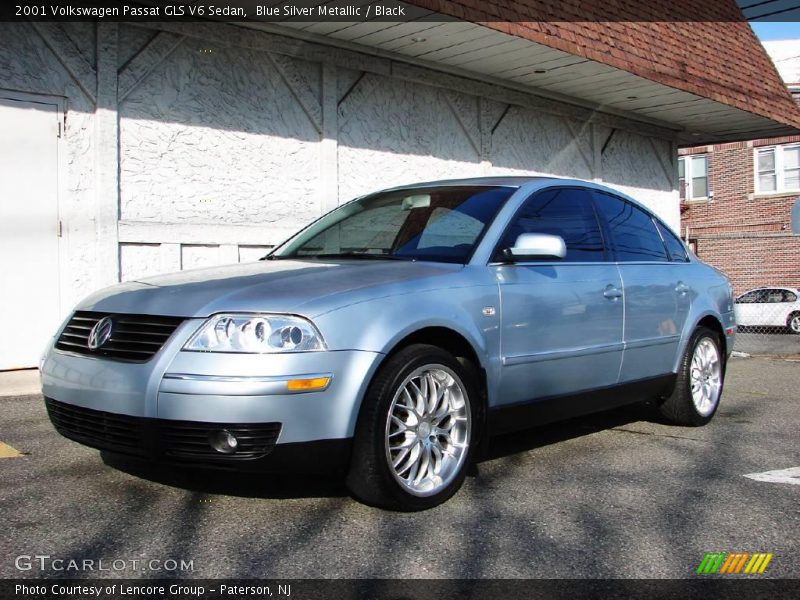 Blue Silver Metallic / Black 2001 Volkswagen Passat GLS V6 Sedan