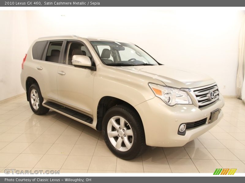 Satin Cashmere Metallic / Sepia 2010 Lexus GX 460