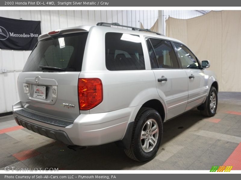 Starlight Silver Metallic / Gray 2003 Honda Pilot EX-L 4WD