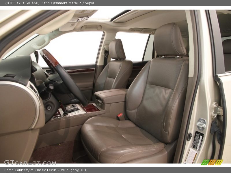 Satin Cashmere Metallic / Sepia 2010 Lexus GX 460