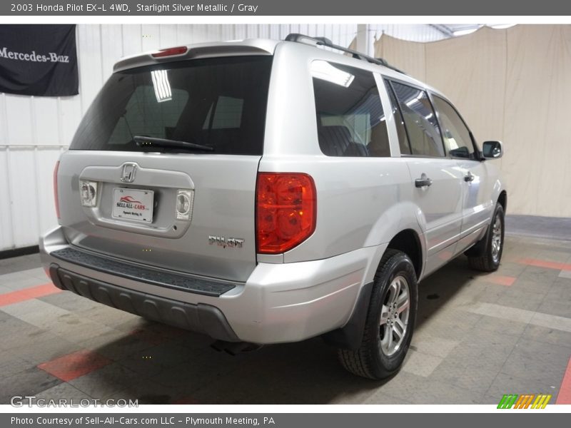 Starlight Silver Metallic / Gray 2003 Honda Pilot EX-L 4WD