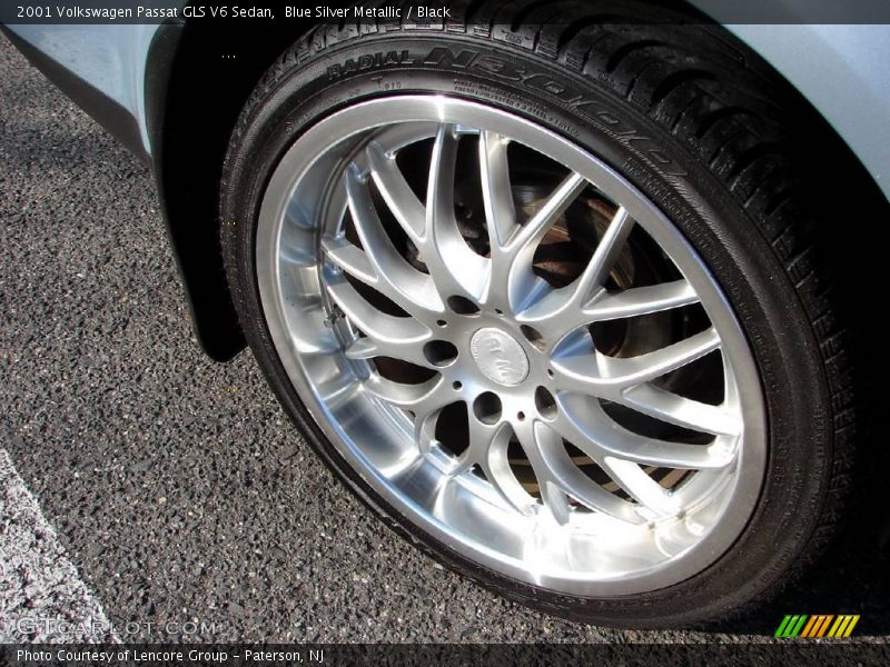 Blue Silver Metallic / Black 2001 Volkswagen Passat GLS V6 Sedan