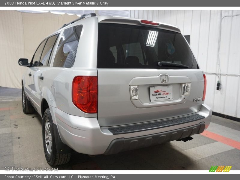 Starlight Silver Metallic / Gray 2003 Honda Pilot EX-L 4WD
