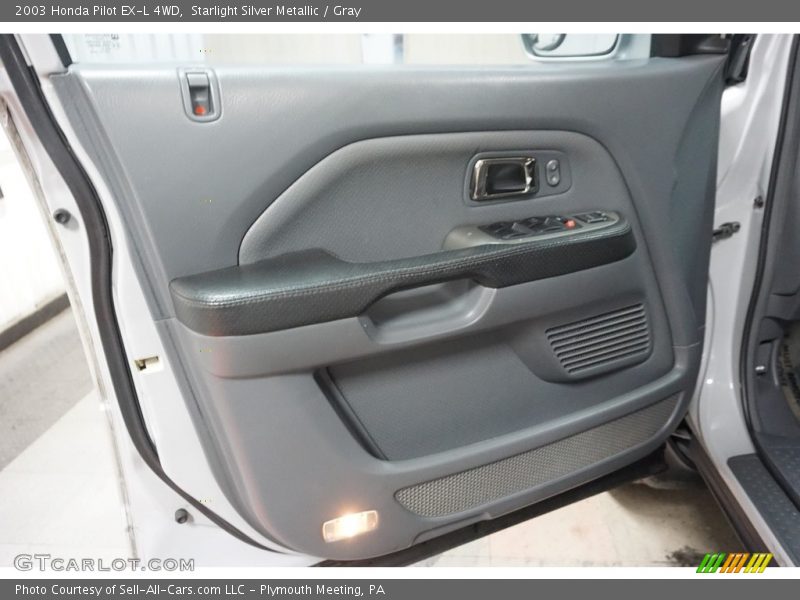Starlight Silver Metallic / Gray 2003 Honda Pilot EX-L 4WD